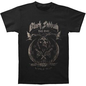 Black Sabbath Unisex Adult The End Mushroom Cloud T-Shirt / Black